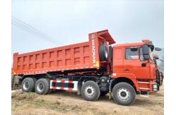 China Tipper WEICHAI Diesel Engine SHACMAN F3000 Dump Truck 8x4 380 EuroII Red supplier