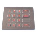 IP65 dynamic rated industrial backlight  vending machine keypad vandal proof