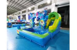 China ROHS Jumping Inflatable Bouncer Slide Pool For Festival Activity supplier