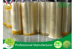 China Single Side Strong Adhesive Bopp Jumbo Roll Tape For Packing / Slitting supplier