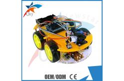 China Professional Arduino Car Robot Yellow Black DIY Remote Control Car Parts supplier