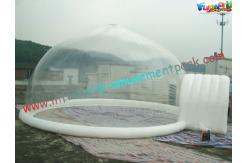 China Transparent Customized Inflatable Party Tent , Durable Bubble Tent Marquee supplier
