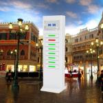 Restaurant CellPhone USB Phone Charging Station Kiosk High Technology Design for sale