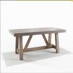 Customized Heavy Concrete Furniture Tables for Outdoor Living Table Sets In Concrete GRC for sale
