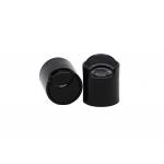24mm Cylinder Black Plastic Top Cap Cosmetic PP Plastic Screw 32mm Nonspill for sale