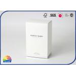 1c Printing Folding Cardboard White Paper Box Body Lotion Packaging for sale