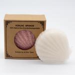 100% Natural Organic Shell Shaped Sponge Konjac Shower Sponge For Face