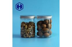 China 500ml Food Grade Round PET Mason Jar With Aluminum Lid supplier
