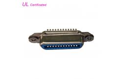 China Metal Shell 24 Pin Female Centronics Solder Connector for RJ21 Cable supplier