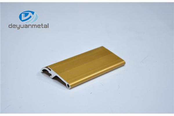 Polishing Gold Window Aluminium Profiles Aluminium Window Frames For Building