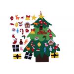 DIY Christmas Tree Kids Xmas Gifts EN71 Felt Christmas Decorations for sale