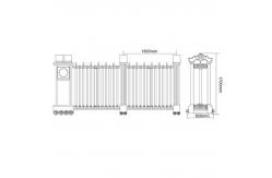 China Anti - Theft Remote Control Electric Telescopic Door For Office Building supplier