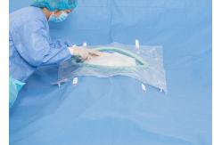 China Disposable Surgical Laparoscopy Pack SMS Sterilized Drape Kit Set Oil Resistant supplier