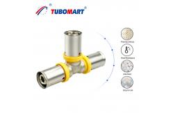 China Pex Al Pex Press Fittings 3/4 Inch With Professional PEX Tubing Compatibility supplier