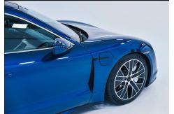 China Slideable Blue Chrome Car Wrap Film Keep Paint Away From Scratches And Wear supplier