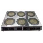Okicook Infrared Flat Plate 220V 6 Burner Commercial Induction Stove for sale