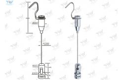 China Brass Material Adjustable Art Hanging Systems Adjustable Cable Gripper Hook supplier