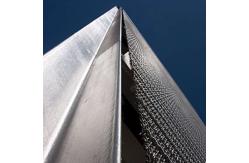 China Sound Absorption Metal Expanded Mesh Panels 0.5mm Thickness supplier