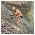 SNS Galvanized Heavy Duty Rockfall Netting Passive Protection Gabion Mesh Fence with Wire Rope for sale