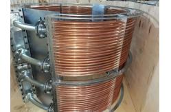 China Copper Tube Freon Water Air Heat Exchanger Condenser Coil For Small Hydro supplier