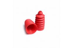 China Rubber Corrugated Pipe Jacket Dustproof Durable Custom Silicone Rubber Sleeve supplier