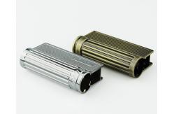 China Silver Plated Threading Casting Metal Parts Electronic Cigarette Case supplier