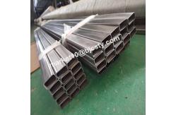 China Precision Titanium Rectangular Pipes Gr5 20mmx40mm 30mmx50mm for Aircraft Manufacturing supplier