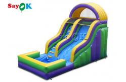 China 7x4mH Adult Inflatable Climbing Water Slides With Pool Inflatable Slide For Kids supplier