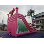 Candy World Pink Style Inflatable Slides For Rental Event Party