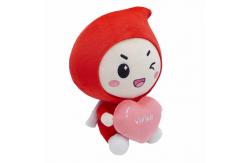 China EN71 25cm Mini Plush Mascot Toy With Printed Logo supplier