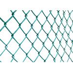 3.5mm Thick Plastic Coated Chain Wire Fencing Light Green And Dark Green Anti rust for sale
