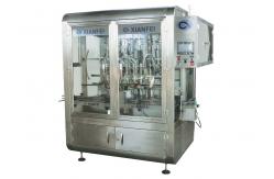China SUS316L Viscous Liquid Filling Machine 2L Grey Plastic Bottle Packaging Machine supplier