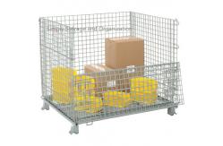 China Medium Duty 48x40 Foldable Collapsible Wire Container 3000 Lb Capacity supplier