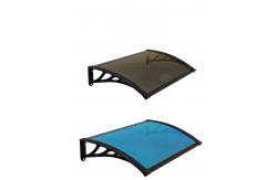 China Protect Windows Polycarbonate Awnings Bronze Durable Weather Resistant supplier