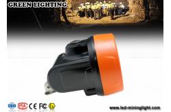 China IP67 waterproof Rechargeable Cap Lamps 4000 lux brightness super lightweight supplier