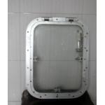 China Customized Marine Weathertight / Watertight Fixed Rectangular Window manufacturer