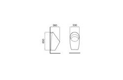 China Commercial Bathroom Toilet Urinal Wall Mounted Modern With Sensor supplier