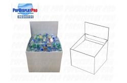 China Strong 30kgs Supporting Capability of Wingstack Cardboard Dump Bins supplier