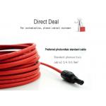 Abrasion Resistance 1000VDC 4mm2 Solar Panel Extension Cable for sale