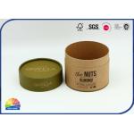 4c UV Print Packaging Peanuts Dry Fruit Kraft Paper Tube Box for sale