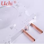 Anti Anodizing Al 6063 / Al 6061 Water Cooling Plate With Copper Tube