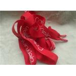 Matte Screen Printing Silicon String Non Elastic Cord For Shoelace Or Trousers Rope for sale