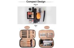 China Lager Capacity Double Layer Toiletry Bag With Handle supplier