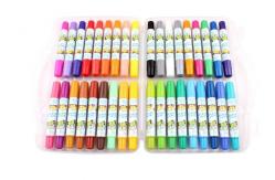 China 24 Colors Eco-friendly fancy  Non-toxic wax crayon set/ Cheaper 24 colors rotating body crayon for children supplier