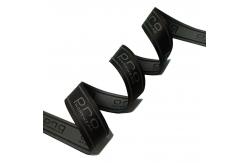 China Custom Rubber Non Slip Polyester Jacquard Webbing For Cloth supplier