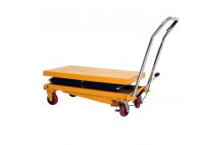 China 150KG Scissor Lift Table Trolley Hydraulic Table Cart Manual Hydraulic Lift Table supplier