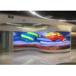 Curved Flexible Indoor Full Color Led Display 3840Hz Refresh Rate for sale