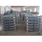 Industrial galvanized wire mesh storage cage 1200 * 1000 * 890mm for sale