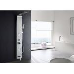 Overhead Square Spout Tub Shower Panels , ROVATE Shower Panel With Massage Jets for sale