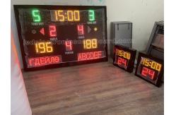 China 8'' 200mm LED Basketball Scoreboard With Mongolian Language supplier